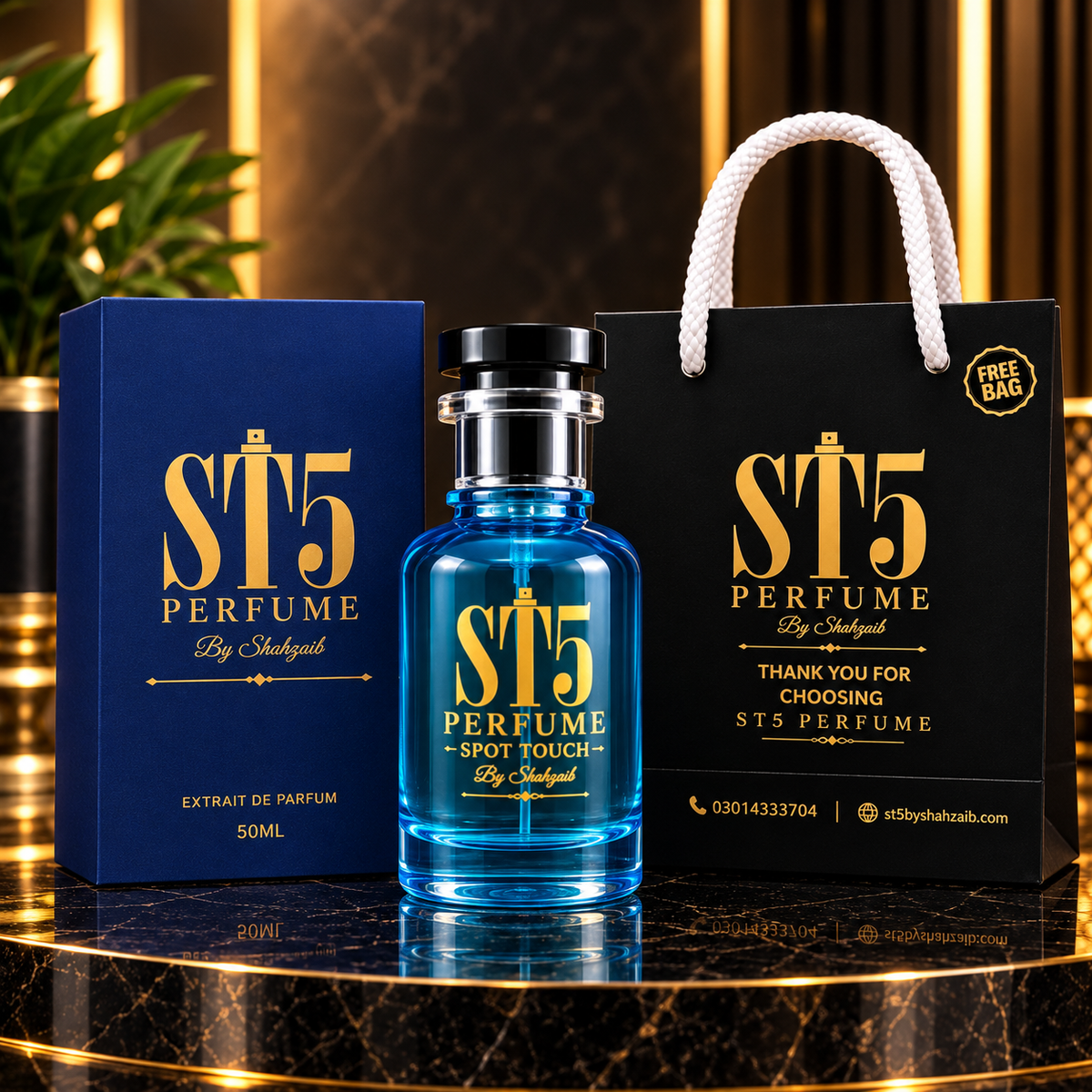 ST5 Azure Spot Touch – Janan Sport-Inspired Unisex Fragrance | 50ml